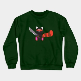 Red Panda Ninja Crewneck Sweatshirt